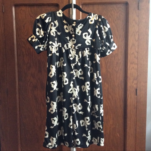Betsey Johnson bow dress with pockets size 2 - Picture 2 of 3